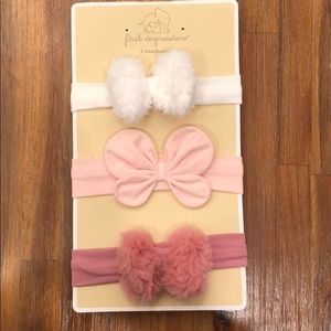New - 3 pack girls headbands